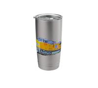 Freight Train Union Pacific Engine Stainless Steel Insulated Tumbler