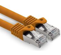 freiwerk 3.0 m - orange - 1 piece CAT.7 network cable Lan Ethernet patch cable S-FTP LSZH PIMF 10GB s RJ45 plug Cat6a
