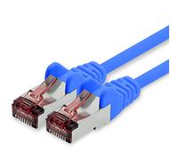 freiwerk Network cable Cat.6 10m blue - 1 x Ethernet cable Lankabel Cat6 Lan network cable Sftp Pimf patch cable 1000 Mbit s