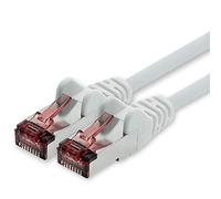 freiwerk Network cable Cat.6 10m white - 1 x Ethernet cable Lankabel Cat6 Lan network cable Sftp Pimf patch cable 1000 Mbit s