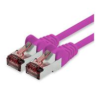 freiwerk Network cable Cat.6 7.5m magenta - 1 x Ethernet cable Lankabel Cat6 Lan network cable Sftp Pimf patch cable 1000 Mbit s