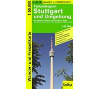 Freizeitregion Stuttgart und Umgebung 1 : 50 000. Wander- und Freizeitkarte: Von Heilbronn im Norden bis Reutlingen im Süden / Von Herrenberg im ... / Biergärten und Weinkellereien (Auswahl)