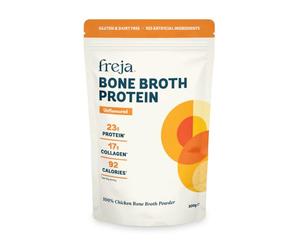 Freja Bone Broth Powder | 100% Natural Collagen & Protein Powder | Free-Range Chicken | Amino Acids & Minerals | Nutrition for Healthy Gut, Joints, Skin, Hair & Nails | 300g (15 Servings)