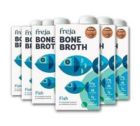 Fish Bone Broth | Liquid Collagen & Protein | Low Carb, Keto & Gluten Free | Clear Liquid Fish Broth, not Fish Stock Cubes, Powder, or Concentrate | 6 x 500ml