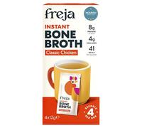 Freja Instant Chicken Bone Broth | Chicken | 100% Natural | Rich in Collagen, Protein & Amino Acids | Dairy & Gluten Free, 6 boxes (4 x 12g Sachets Per Box)