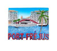 Frejus Provence-Alpes-Cote d'Azur France 3D Fridge Magnet Souvenir Gift Collection,Home & kitchen Decoration Magnetic Sticker Frejus France Refrigerator Magnet