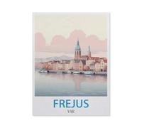 Fréjus Var，Jigsaws Puzzles 1000 Pieces Teens Kids Jigsaw Entertainment Toys Brain Challenge Puzzle（38x26cm）-GO30