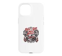 Freki And Geri Meat Market Viking Wolves Case for iPhone 15