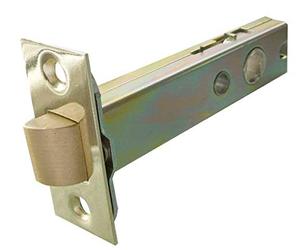 Frelan Architectural Quality Locks Double Sprung Tubular Latch Polished Brass - Satin Chrome PB/SC 150mm JL6666S-150