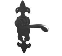 Frelan Hardware JAB83 Fleur de Lys Lock Handle