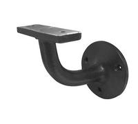 Frelan Hardware JAB91 Black Antique Wrought Iron Handrail Bracket by Frelan Hardware