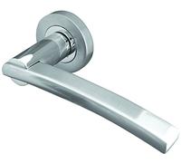 Frelan Hardware JV780-PC/SC Modena Door Handle on Rose