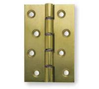 Frelan Hardware Pol. Brass Double Steel Washered Hinge 102mm x 67mm J9003PB