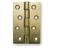 Frelan Hardware Pol. Brass Double Steel Washered Hinge 102mm x 76mm J9004PB