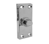Frelan Hardware Polished Chrome Bell Push 80mm x 30mm JV18PC