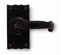 Frelan Hardware Traditional Black Antique Iron Lever Latch Handles Jab2