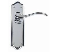 Frelan JV281SC Paris Door Handle On Back Plate - Silver