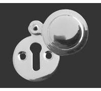 Frelan Satin Chrome Covered Escutcheon 32mm