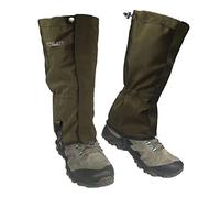 Frelaxy Leg Gaiters【2021 New Version】 100% Waterproof Hiking Gaiters, Hunting Gaiters with Upgraded Rubber Foot Strap, Adjustable Snow Boot Gaiters for Skiing Motorcycle Snowshoeing (Olive Green, S)