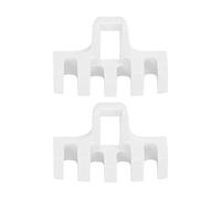 FRELEAN 2Pcs Badminton Stringing Racquet Load Spreader Badminton Tennis Racquet Pulling Machine Threading Accessories High Loaded Spreader Protector (White)