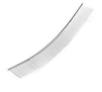 FRELEAN Pet Comb for Cats & Dogs | Stainless Steel Knot Solution with Curved Design | Gentle Knots Helper for Long/Short Hair | Rounded Teeth Massage Comb