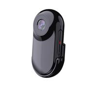 Frelisty Mini Body Camera with 32GB, Thumb Size Mini Body Cam, Wearable Body Cameras with Audio and Video Recording, Hands-Free POV Portable Action Camera for Walking, Fishing, Travel(Black)