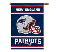 Fremont Die NFL New England Patriots 2-Sided 28-by-40-Inch House Banner