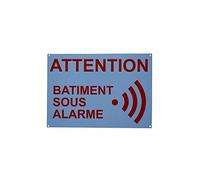 French A4 External Alarm Warning Sign
