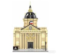 French Academy Building Blocks Set, 2399 PCS Micro French Academy Architecture Bricks Toy, Mini Architecture Building Kits for Adults, Gifts for Landmark House Enthusiasts