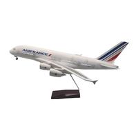 French Airline 46cm A380 Diecast Airplane Model - Aircraft Realistic Static Display With Wheels For Aviation Enthusiasts For Home Decor(Upgrade)
