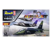 REVELL 03810 50TH ANNIVERSARY MODEL AIRCRAFT "ALPHA JET" 1/144