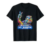 French Antilles St. Barth Souvenir/St. Barth Value Graphic T-Shirt, Men, Black, M