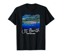 French Antilles St. Barth Value Graphic T-Shirt, Men, Black, M