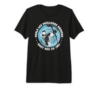 French Archer Born 1951 Vintage Birthday Arrow-Sport Archery Premium T-Shirt