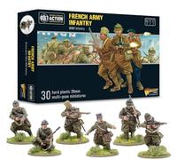 French Army Infantry - 28mm Scale Plastic Miniatures for Bolt Action | Highly Detailed World War 2 Miniatures for Table-top Wargaming by Warlord Games