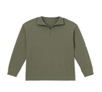 French Army Norgie Thermal Top Half Zip | Military Norwegian Cold Weather Shirt | Warm Tactical Base Layer for Hiking, Camping, Outdoor Workwear & Army Cadets | Olive Military Sweater