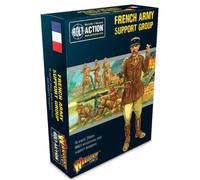 French Army Support Group - 28mm Scale Metal Miniatures for Bolt Action by Warlord Games - Highly Detailed World War 2 Miniatures for Table-top Wargaming