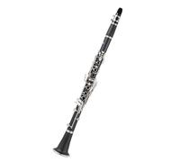 French B-flat Clarinet Instrument Synthetic Wood Bakelite Clarinet Instrument Adult Beginner Grade Examination (Color : B-flat Bakelite material)