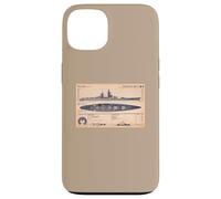 French Battleship Richelieu BB-15 WW2 Recognition Diagram Case for iPhone 13