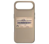 French Battleship Richelieu BB-15 WW2 Recognition Diagram Case for iPhone Air