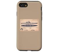 French Battleship Richelieu BB-15 WW2 Recognition Diagram Case for iPhone SE (2020) / 7/8