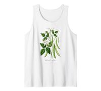 French Bean Plant Illustration Phaseolus vulgaris Tank Top