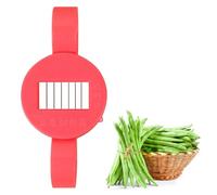 French Beans, Ergonomic Green Bean Pepper Slicer, Household Stainless Steel Bean Cutter, Kitchen Tool for Snow Beans, Green Beans, Pepper, Spring Onions