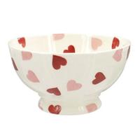 French Bowl: 13.5Cm Emma Bridgewater Pink Hearts French Bowl, Ceramic