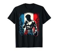 French Boxer Patriotic Boxing Fighter France T-Shirt