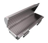 French Bread Baking Mould, Cylindrical Loaf Tin, Baking Tin, Aluminum Alloy Bread Pan, 305 X 112 X 85 Mm, Non-stick Coating, Oblong Mould, for Bread, Cakes with (SILVER)