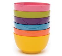 French Bull 5" Cereal Bowl Set of 6 - Melamine Dinnerware - Small, Kids, Pasta - Multi