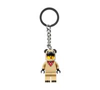 LEGO City French Bulldog Guy Minifigure Keyring Keychain 854158