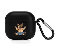 French Bull Dog Novelty Protective Cases Cover Compatible for AirPods 4 Funny Headphone Case Storage Boxes for Women Men