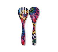 French Bull Salad Server 2 Piece Set - Melamine Dinnerware - 13" - Outdoor, Party, Utensils - Festival